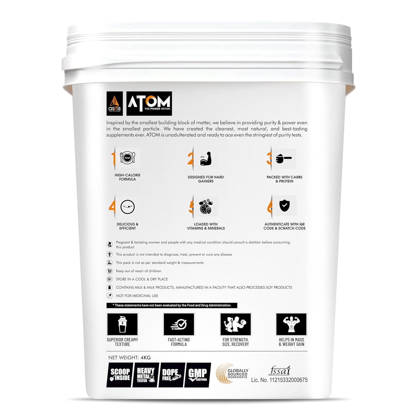 ATOM PWR Weight Gainer